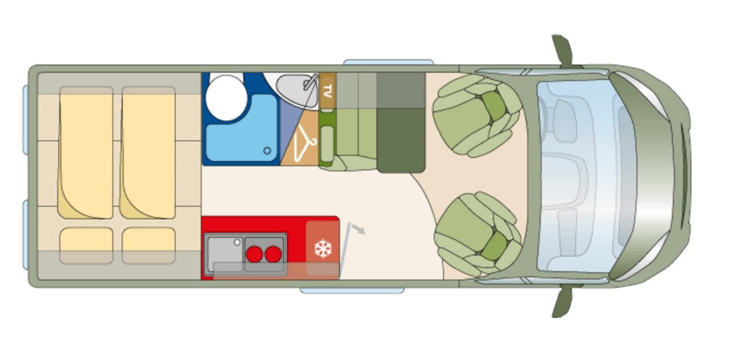 Roadcar 600 Grundriss