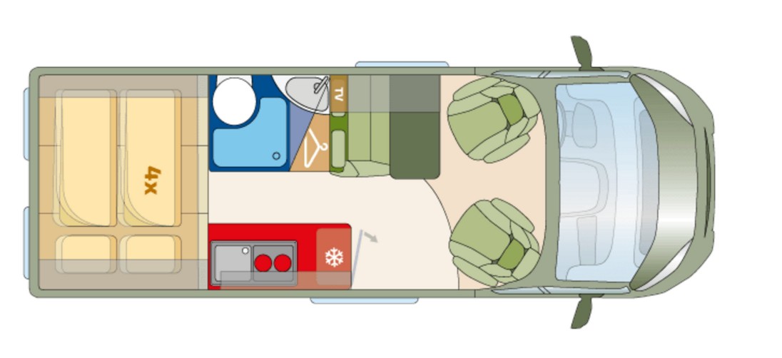 Roadcar 601 Grundriss 1