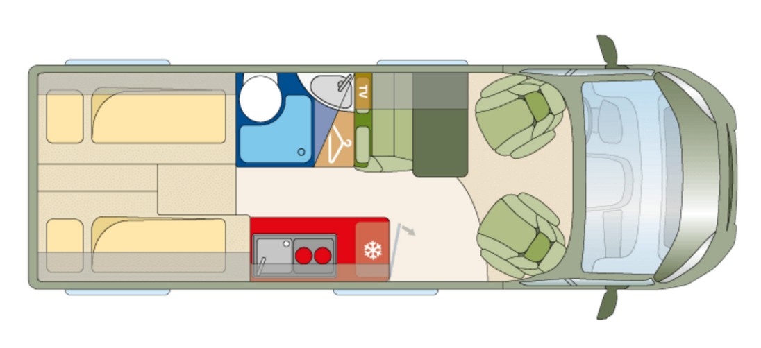 Roadcar 640 Grundriss