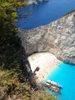 Zakinthos, a Hajóroncs öböl