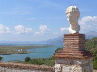 Butrint, kilátás a várból a lagunára